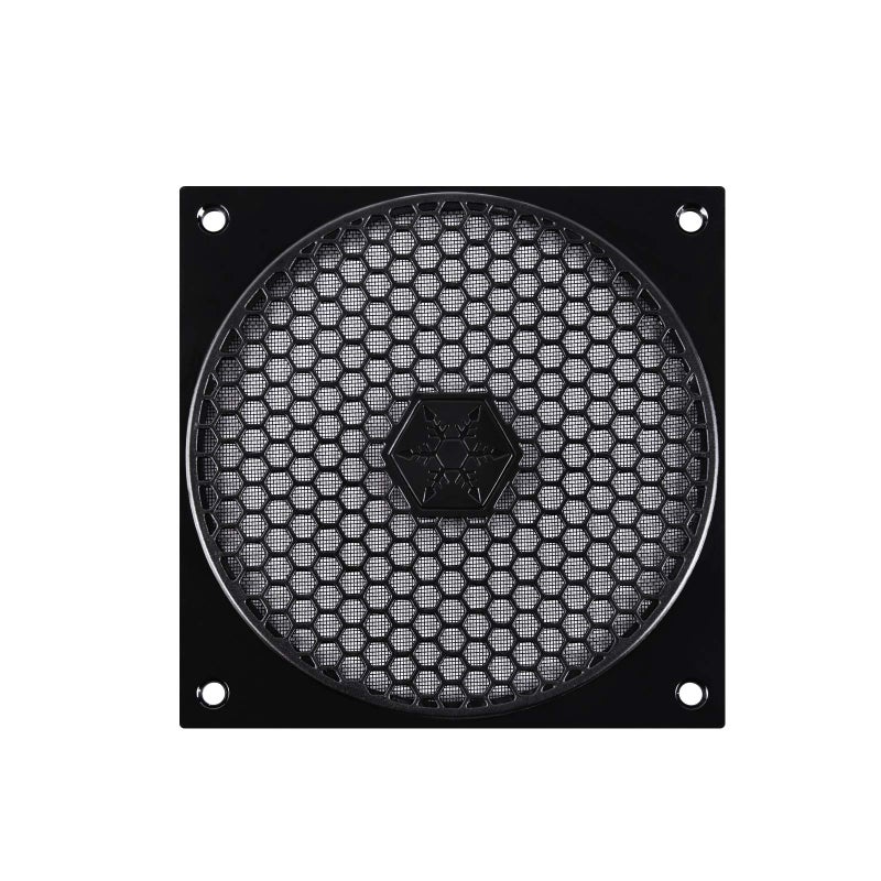 Silverstone Technology 120mm Fan Filter with Honeycomb Grille SST-FF121B-USA-2Pack - Image 1